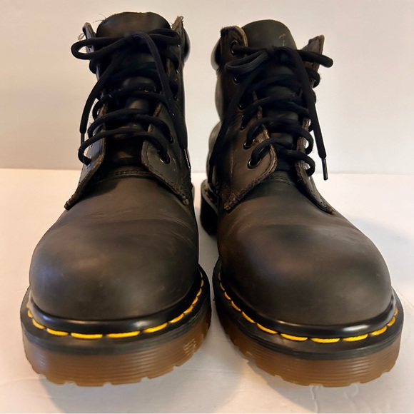 Dr. Martens Vintage The Original Air Cushion Soles Black Leather Boots 939 S 7 - Picture 3 of 9